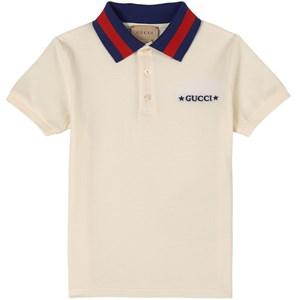 Kids - Gucci Branded Polo Ivory 8 Years - Tops - 8 years - Cream