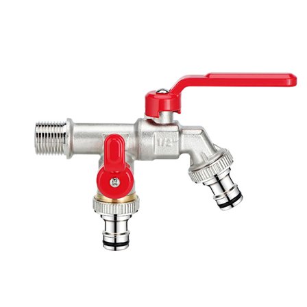 Frostsikker vannkran - Utendørskran med doble uttak