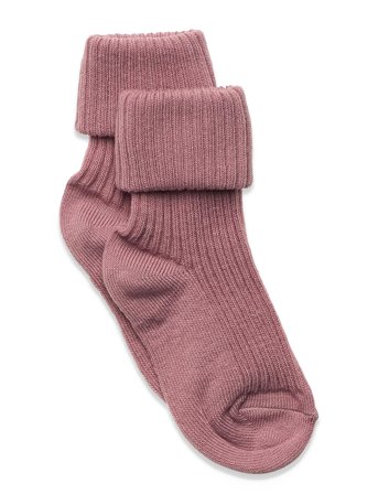 Cotton Rib Baby Socks Pink Mp Denmark