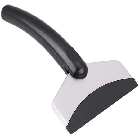 Ice Scraper for Cars, Stainless Steel Ice Scraper, Mini Snow Removal Aid for Cleaning Car Windshield and Windows