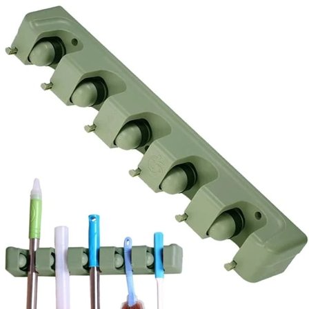 Tool Holder - Hanger for Brushes, Mops, Tools, etc.