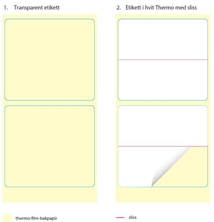 Capture 55x25 mm. Thermo TopCoated.