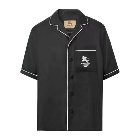 Supreme, Shirts Zwart, Heren, Maat:L