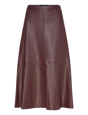 Mango | Faux-Leather Midi-Skirt | 38