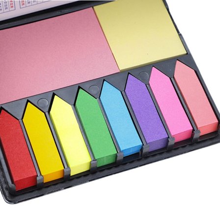 Sticky Notes Set Skrivbar Memo Pad Självhäftande Post Note Memo Stickers Kalender 2024 Memo Stickers for Office School