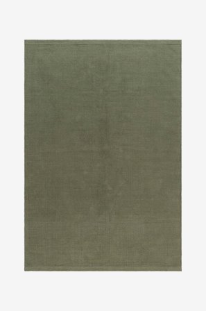 KM Home - Kludetæppe Hemse - Grøn - Bomulds- & kludetæpper - 300X400 - Fra Homeroom