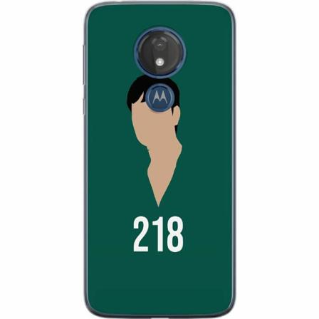 Motorola Moto G7 Power Genomskinligt Skal Squid Game