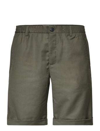 Monza Fin Shorts Shorts Chinos Shorts Kakigrønn Gabba*Betinget Tilbud