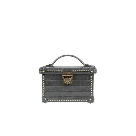 MCM Pre-owned HandTas , Grijs , Dames , Maat: ONE Size Vintage Tassen