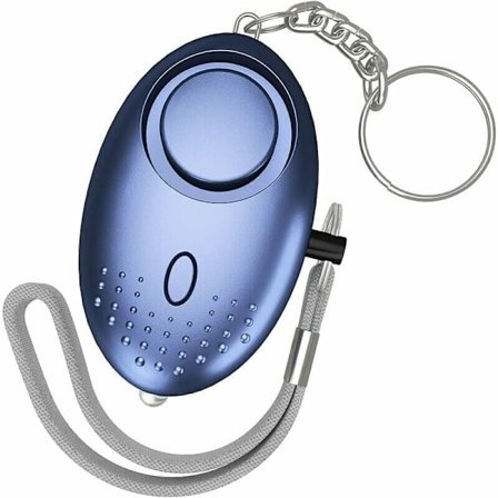 Personlig alarm, anti-ulv lommelygte, bærbar LED-alarm, anti-ulv til damer