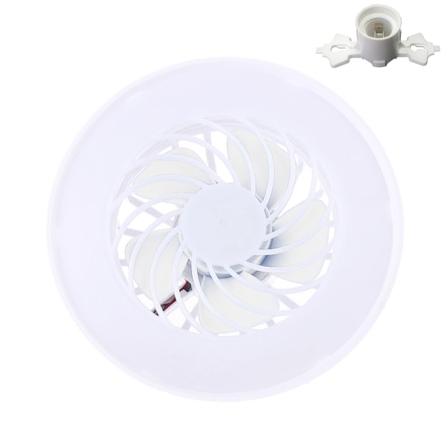 E27 Takvifte med LED-lys 5-bladet Moderne Lampe 5,79 tommers viftelys Justerbar hastighet med E27 lampehode AC85V-265V