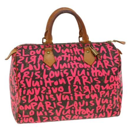 Louis Vuitton Vintage Pre-owned Canvas handbags Pink, Dame Vintage Tasker, Størrelse: ONE Size