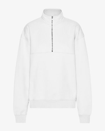 Organic Quarter Zip - Optical White M