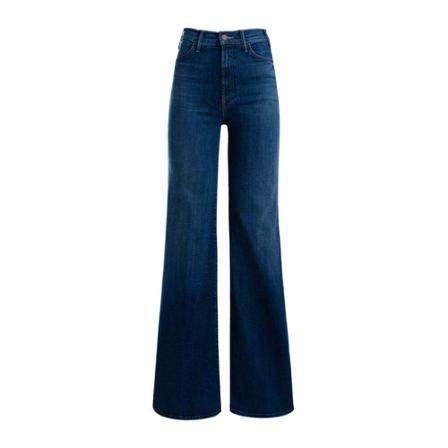 Mother Wide Jeans , Blauw , Dames , Maat: W28