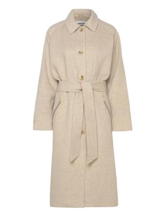 Olena Coat Tynn Kåpe Beige Fabienne Chapot*Betinget Tilbud