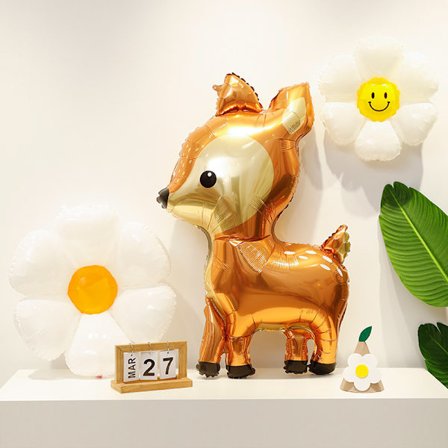 Skogsdjursballonger 5 Delar Jätte Heliumballonger Födelsedagsballonger Födelsedagsfest Dekoration Igelkott Räv Tvättbjörn Ekorre