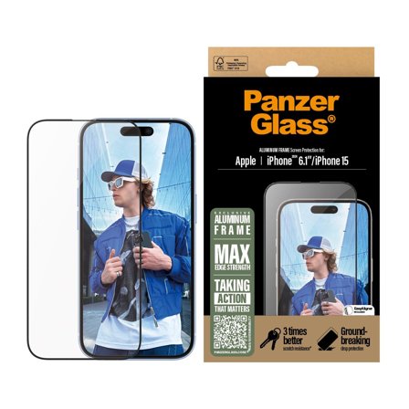 PanzerGlass ALUMINIUM FRAME IPHONE 16 UWF ACCS