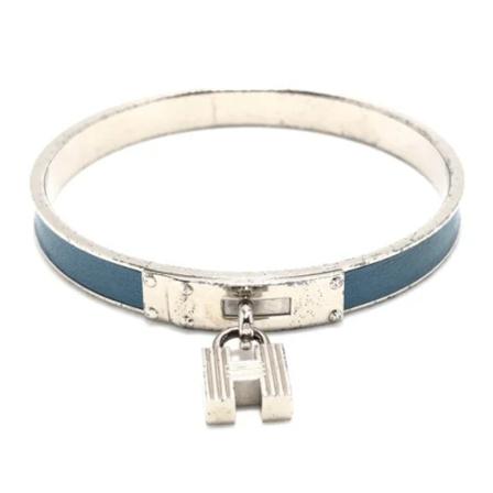 Hermès Vintage Pre-owed Kelly Bangle Grå, Dame Vintage Smykker, Størrelse: ONE Size