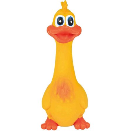 Akustisk anka, latex, 20 cm, hundleksak