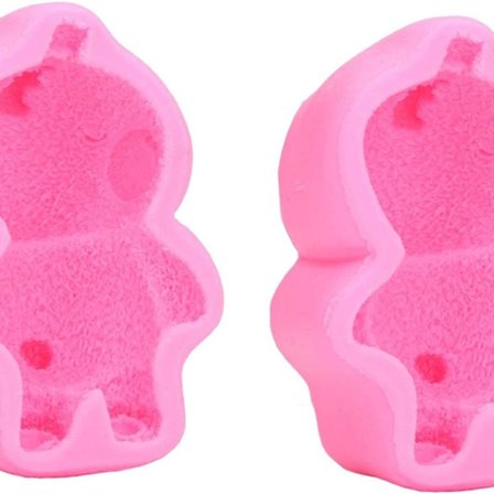 2 stk. Teddy Bear silikoneform kagepynt