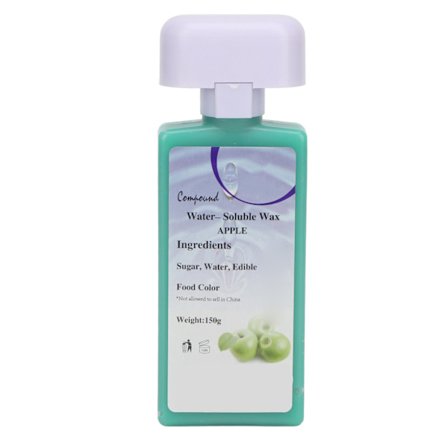 5.3oz Vaxrullepatron Mild Gentle Depilatorvax Rulle Påfyllning för Ben Armar Kropp Salong Grönt Äpple