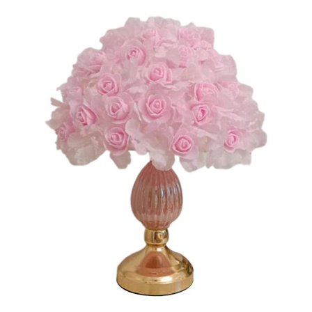 Nattbords- og skrivebordslampe med omgivelsesbelysning for studenthybel, soveroms kommode dekor