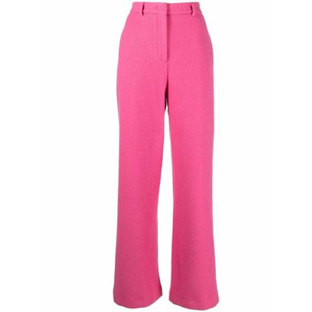 Msgm, Wide Trousers Różowy, Kobieta, Rozmiar: S