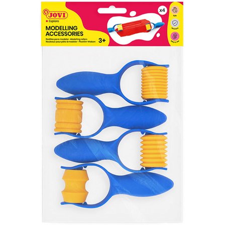 JOVI Roller for leire Ulike mønstre 4-pakning (3 år+)