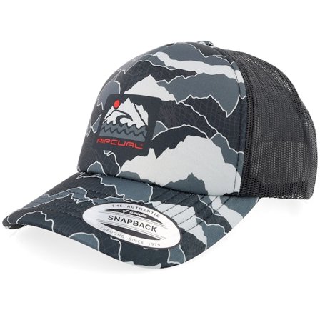 Rip Curl - Grau trucker Cap - Weekender Black/Grey A-Frame Trucker @ Hatstore