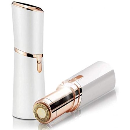 Flawless Hårfjerner til Ansigt, Dame Ansigtshår Trimmer, Perfekt til Fersken Fuzz, Hage, Overlæbe Hår, Ideel Gave til Kvinder, Indbygget LED Lys (Hvid