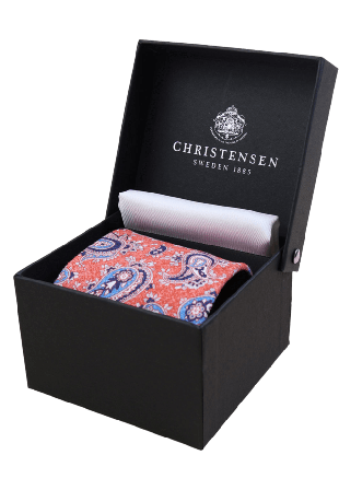 Amanda Christensen Tie & Pocket Square Accessoarer Herr Orange ONESIZE