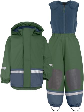 Didriksons Boardman Kids' Set 6 Children rainwear sets Green 140