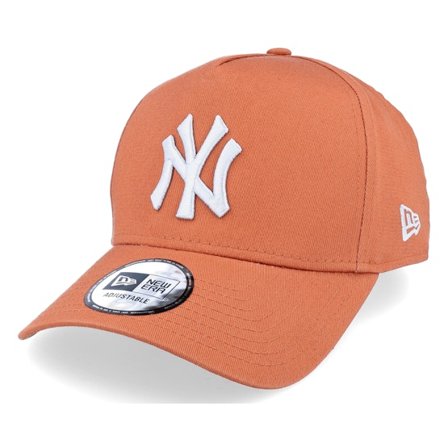 New Era - MLB - Orange - adjustable - Cap - New York Yankees League Essental A-Frame Orange Adjustable - Hatstore