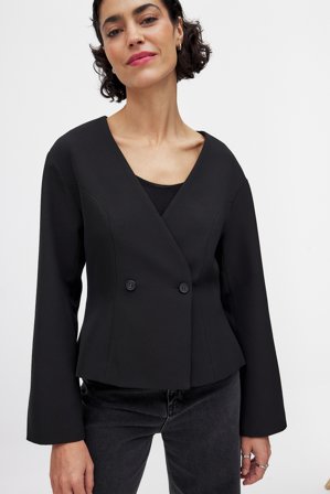 NA-KD Blazer ajusté - Tenue de bureau - Noir - EU 42