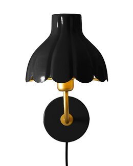 Vägglampa Wells Svart - PR Home