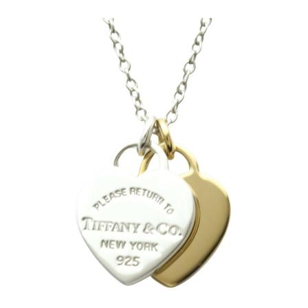 Tiffany & Co. Pre-owned, Necklaces Grijs, Dames, Maat:ONE Size