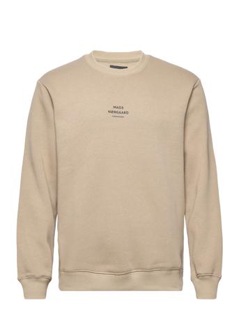 Standard Crew Logo Sweat Sweat-shirt Genser Beige Mads Nørgaard
