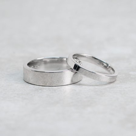 Förlovningsring Ek, 18K Vitguld - Förlovning- och vigselringar