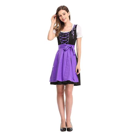 Oktoberfest Beer Girl Costumes - German Bavarian Traditional Womens Oktober Fest Dirndl Dress-sswyv -a