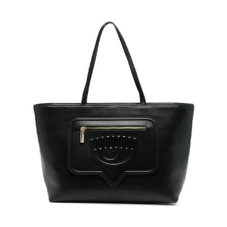 Chiara Ferragni Collection, eyelike-tote-bag Czarny, Kobieta, Rozmiar: ONE Size