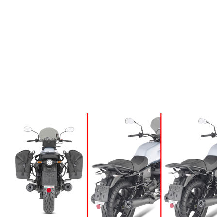 Sivutelineet Givi TR Remove-X - Moto Guzzi V7 850 Stone 2021-2024