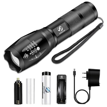 Led Lommelygte Ultra Lys Torch L2/v6 Camping Vandtæt