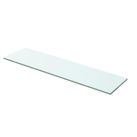 Vidaxl Hyllplan 2 St Glas Genomskinlig 60x12 Cm Transparent