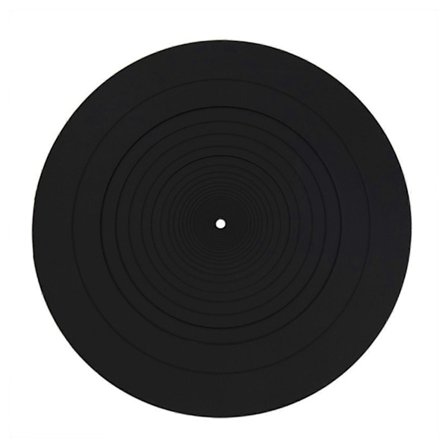 12" Platespiller Matte Gummi Silikon Pad for Alle LP Vinyl Platespillere
