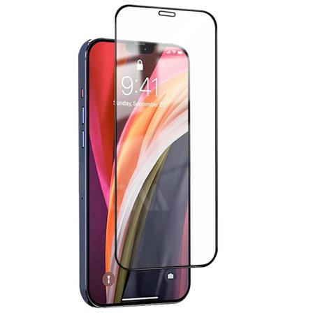 iPhone 12 3-PACK Skärmskydd Carbon-fiber 9H 0,3mm