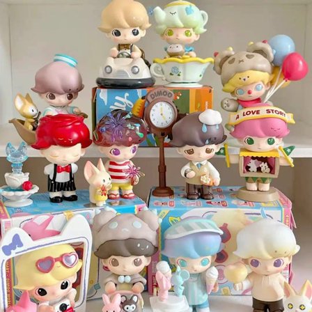 DIMOO Date Day Series Blind Box Figurer Trendy Legetøj Dukker Ornamenter