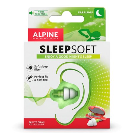 Alpine Hearing Protection Ørepropper SleepSoft 2 stk, Tøj & Bolig, Søvn & Meditation, Ørepropper