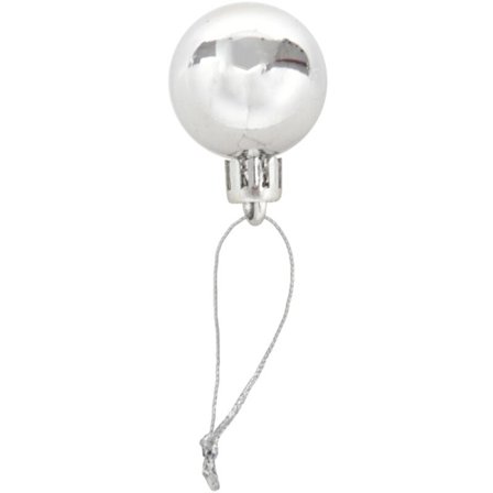 Ny 24PC Silver Hängande Bollar Julgransdekoration