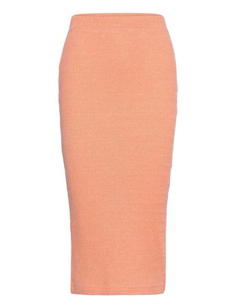 Alva Skirt Polvipituinen Hame Oranssi Gina Tricot