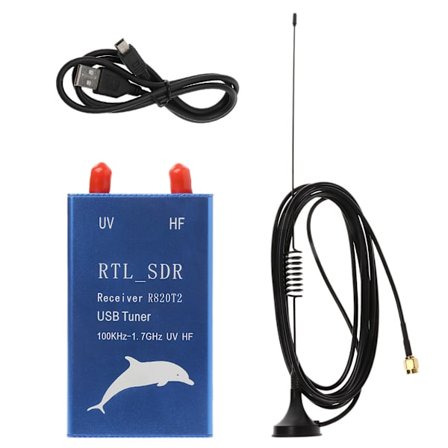 RTL2832U+R820T2 100KHz-1.7GHz UHF VHF HF RTL USB-mottagare AM FM-radio
